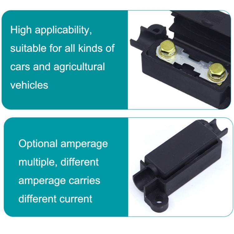 10pcs Small Fork Bolt Fuse Block Car Air Conditioning All The Way Fuse Box Fuse Holder, 10pcs Fuse Holder