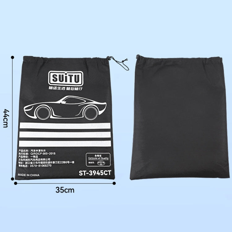 SUITU R-3945 Car Winter Front Glass Snow Shield Defrost Sunshade Thickened Car Clothing, Style:, Non-magnet Clip Door, Non-magnet With Earmuffs, 5 Magnets With Earmuffs, Non-magnet Three Layers Thickened, 12 Magnets Three Layers Thickened��������������...