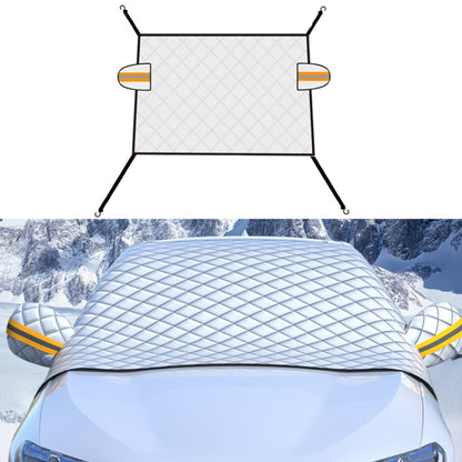SUITU R-3945 Car Winter Front Glass Snow Shield Defrost Sunshade Thickened Car Clothing, Style:, Non-magnet Clip Door, Non-magnet With Earmuffs, 5 Magnets With Earmuffs, Non-magnet Three Layers Thickened, 12 Magnets Three Layers Thickened��������������...