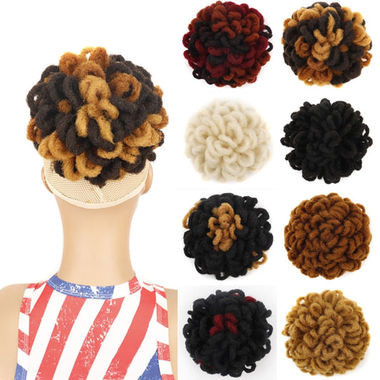 LSFBZB Drawstring Dreadlocks Wig Caterpillar Dreadlock Shaggy Hair Bun, Spec:, 1B, 2, 1BH27, 1BHBUG, 4H27H30, 99JHBUGH, 27, 30, 27H613, 613