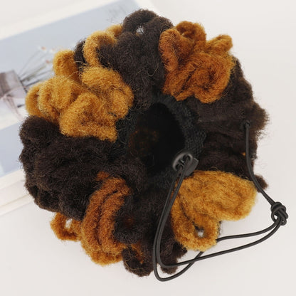 LSFBZB Drawstring Dreadlocks Wig Caterpillar Dreadlock Shaggy Hair Bun, Spec:, 1B, 2, 1BH27, 1BHBUG, 4H27H30, 99JHBUGH, 27, 30, 27H613, 613