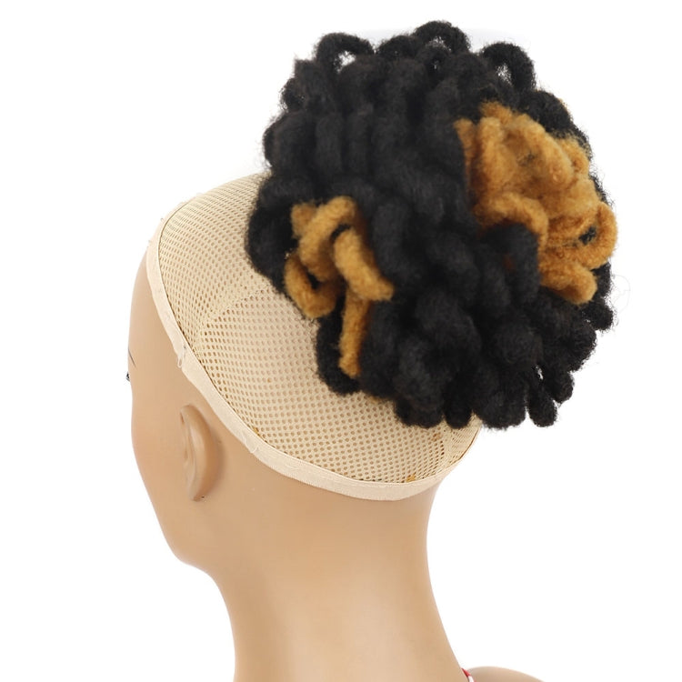 LSFBZB Drawstring Dreadlocks Wig Caterpillar Dreadlock Shaggy Hair Bun, Spec:, 1B, 2, 1BH27, 1BHBUG, 4H27H30, 99JHBUGH, 27, 30, 27H613, 613