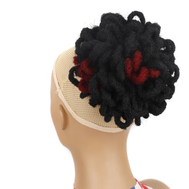 LSFBZB Drawstring Dreadlocks Wig Caterpillar Dreadlock Shaggy Hair Bun, Spec:, 1B, 2, 1BH27, 1BHBUG, 4H27H30, 99JHBUGH, 27, 30, 27H613, 613