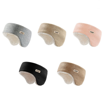 Golovejoy Winter Warm Soundproof Earmuffs + Earplugs Set Sleep Eye Mask, 2 In 1 (Gray), 2 In 1 (Pink), 2 In 1 (Black), 2 In 1 (Beige), 2 In 1 (Khaki)