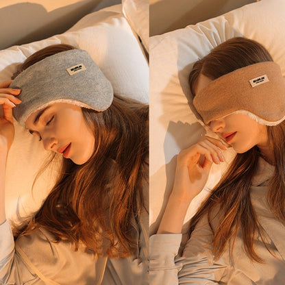 Golovejoy Winter Warm Soundproof Earmuffs + Earplugs Set Sleep Eye Mask, 2 In 1 (Gray), 2 In 1 (Pink), 2 In 1 (Black), 2 In 1 (Beige), 2 In 1 (Khaki)