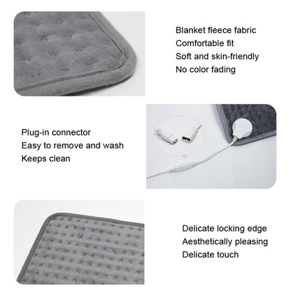 Small Heating Pad Therapy Office Low Voltage Heat Blanket, CN Plug, 30x40cm, 30x60cm, 40x76cm Gray, 40x76cm Red