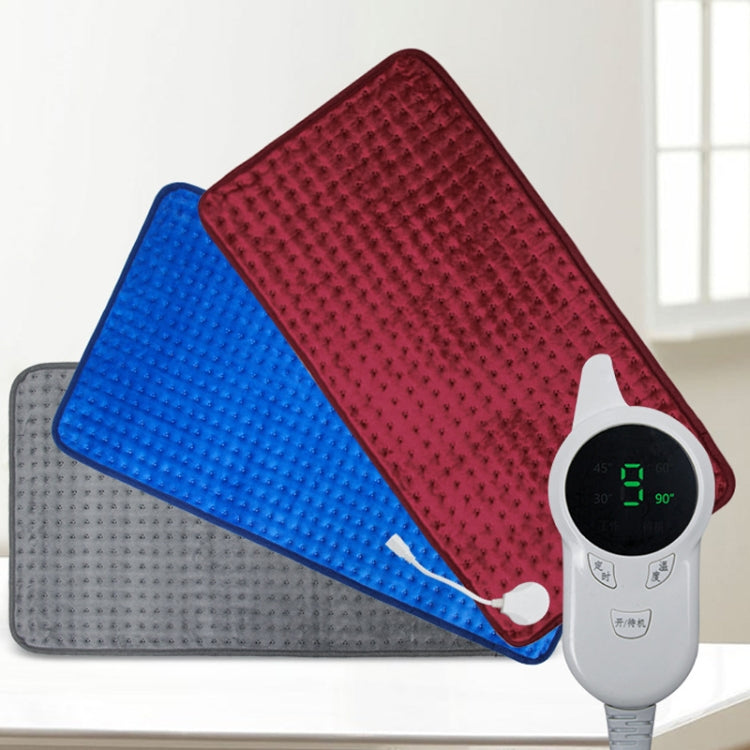 Small Heating Pad Therapy Office Low Voltage Heat Blanket, CN Plug, 30x40cm, 30x60cm, 40x76cm Gray, 40x76cm Red
