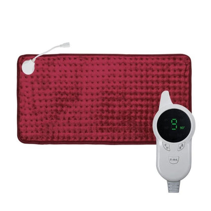 Small Heating Pad Therapy Office Low Voltage Heat Blanket, CN Plug, 30x40cm, 30x60cm, 40x76cm Gray, 40x76cm Red