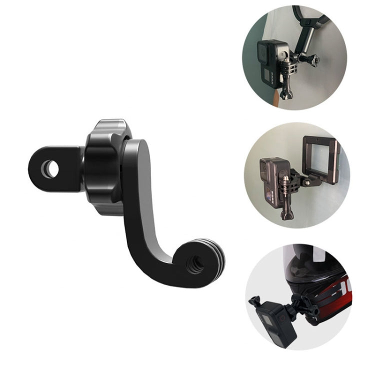 2 قطعة ST-06 مشبك تثبيت حزام أساسي لسطح GoPro Hero11 أسود / HERO10 أسود / 9 أسود / 8 أسود / 7 / 6 / 5 / 5 Session / 4 Session / 4 / 3+ / 3 / 2 / 1، DJI Osmo Action وكاميرات الحركة الأخرى، محول التصوير المركزي (2 قطعة)