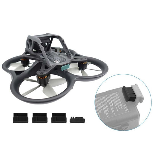 غطاء حماية من الرطوبة والغبار والسدادات المقاومة للغبار والرطوبة لبطارية DJI Avata CQT 913407، 4 قطع/مجموعة