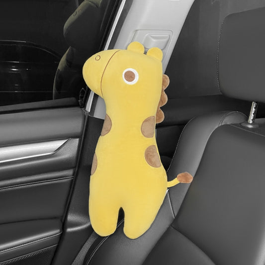 Car Seat Belt Pillow Shoulder Cover Cartoon Insurance Belt, Yellow, Purple, Green