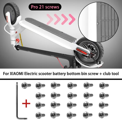 21 PCS/Set For Xiaomi Mijia M365 Pro Battery Compartment Screws