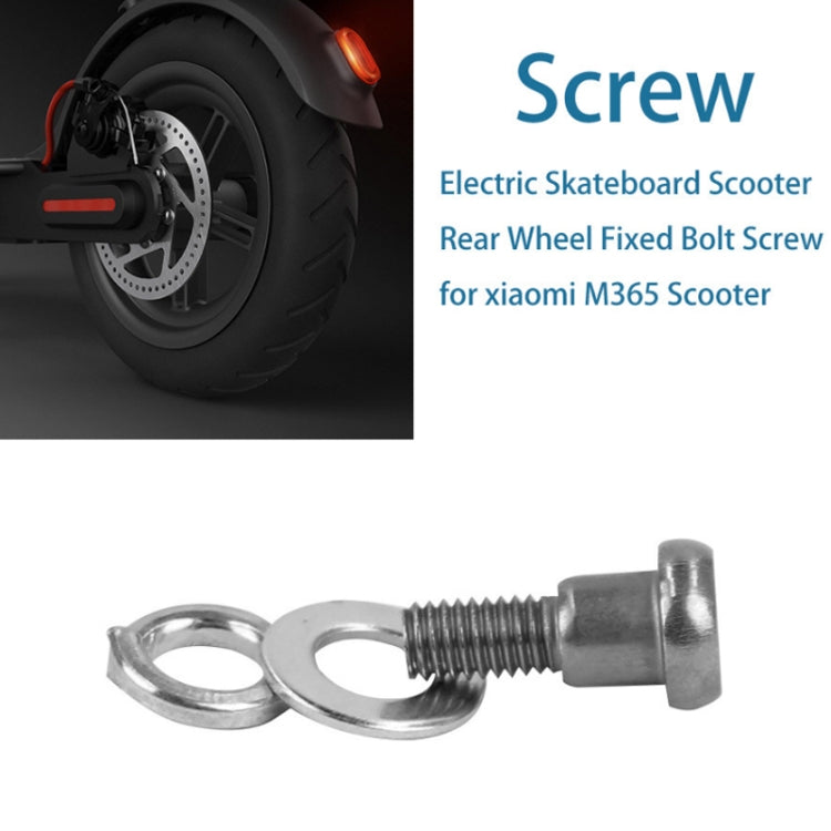 5 PCS For Xiaomi Mijia M365/PRO Scooter Rear Wheel Fixing Screws