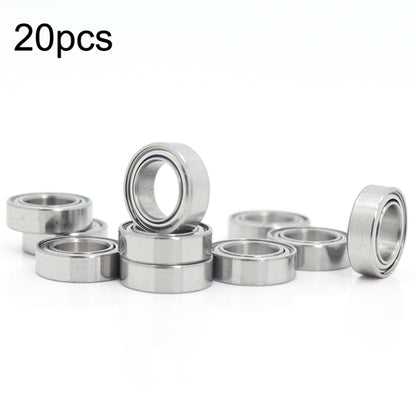 MR106ZZ 20pcs 6x10x3mm Miniature Deep Groove Ball Bearing, Style:, MR106ZZ Low Speed, MR106ZZ High Speed