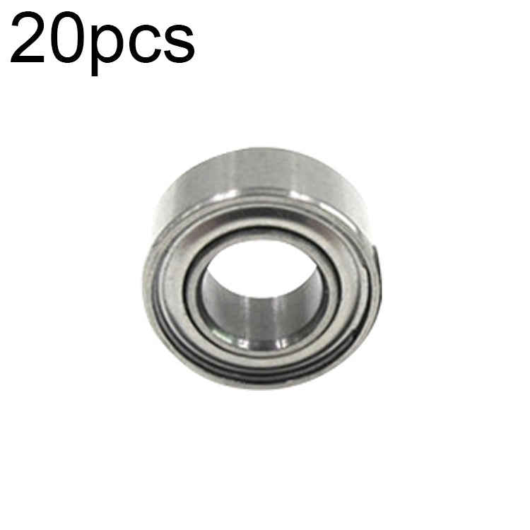 20pcs 5x10x4mm Miniature Silent Bearings For High-Speed Gear Machinery And Equipment, MR105ZZ 5x10x4mm