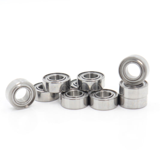 20pcs 5x10x4mm Miniature Silent Bearings For High-Speed Gear Machinery And Equipment, MR105ZZ 5x10x4mm