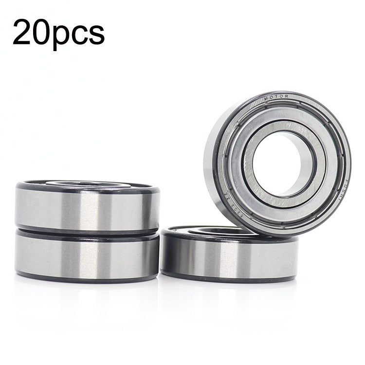 20pcs 15x35x11mm Deep Groove Ball Bearings Motor Car Special Bearing, 6202ZZ
