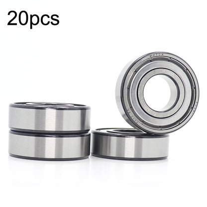 20pcs 15x35x11mm Deep Groove Ball Bearings Motor Car Special Bearing, 6202ZZ