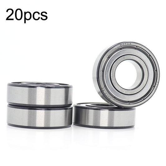 20pcs 15x35x11mm Deep Groove Ball Bearings Motor Car Special Bearing, 6202ZZ