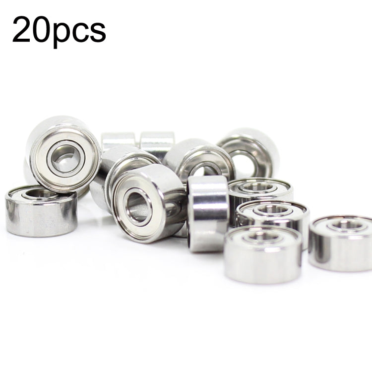 20pcs 3x8x4mm Miniature Bearing Money Dot Machine Motor Air Conditioning Fishing Gear Special Bearing, 693ZZ