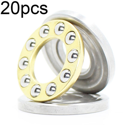 20pcs 3x8x3.5mm Plane Thrust Ball High-temperature Resistant and High-loading Bearings, F3-8M