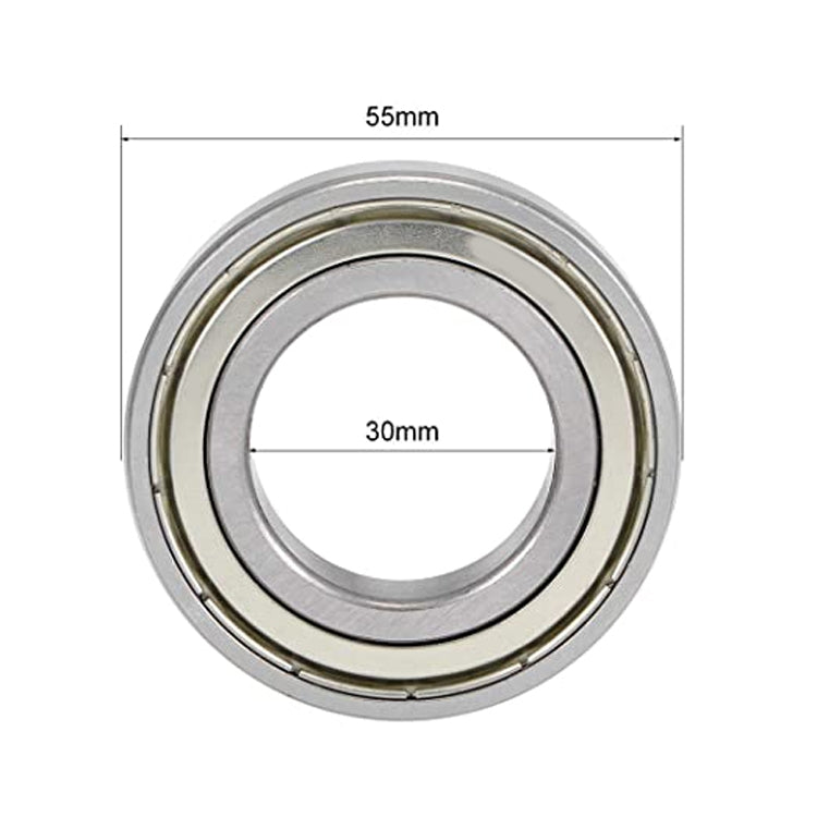 10pcs 30x55x13mm Deep Groove Ball Bearings For Grass Trimmer, 6006ZZ Bearing
