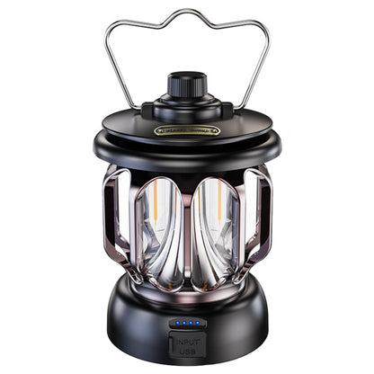 LH-B46 LED Retro Tent Light Convenient USB Charging Camping Light, LH-B46 Black, LH-B46 White, LH-B46 Green