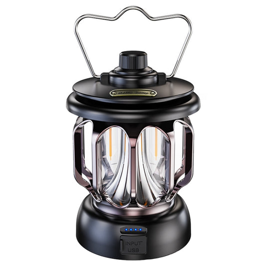 LH-B46 LED Retro Tent Light Convenient USB Charging Camping Light, LH-B46 Black, LH-B46 White, LH-B46 Green