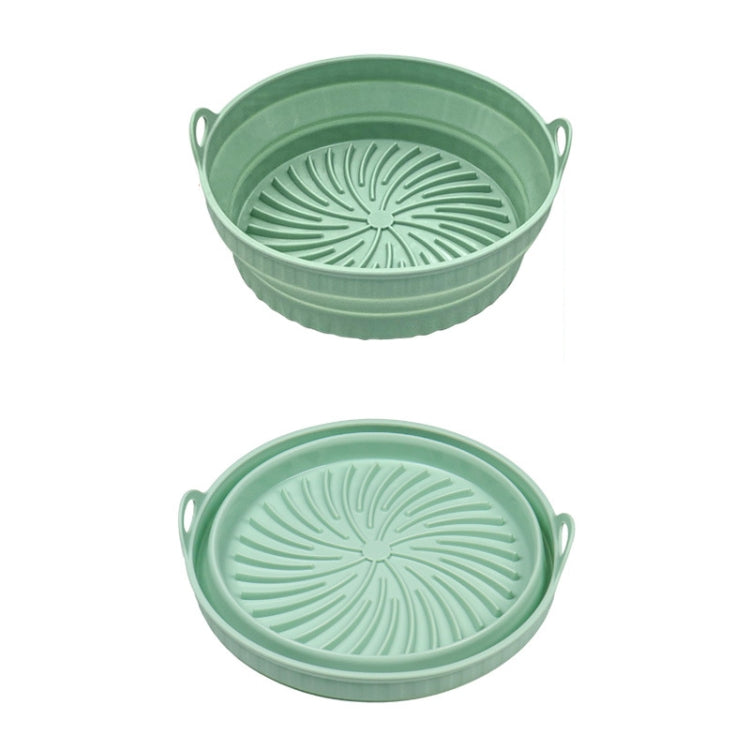 Air Fryer Grill Mat High Temperature Resistant Silicone Baking Tray, Specification: Round Inner Red, Round Black, Round Gray, Round Green, Round Pink, Round Blue, Round Orange, Square Black, Square Gray, Square Green, Square Pink, Square Blue����������...