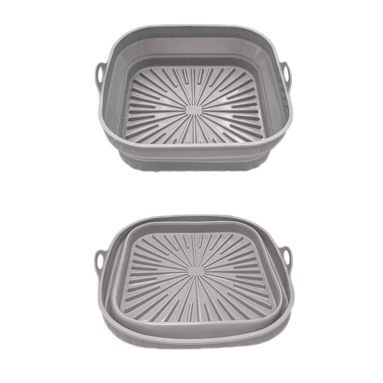 Air Fryer Grill Mat High Temperature Resistant Silicone Baking Tray, Specification: Round Inner Red, Round Black, Round Gray, Round Green, Round Pink, Round Blue, Round Orange, Square Black, Square Gray, Square Green, Square Pink, Square Blue����������...