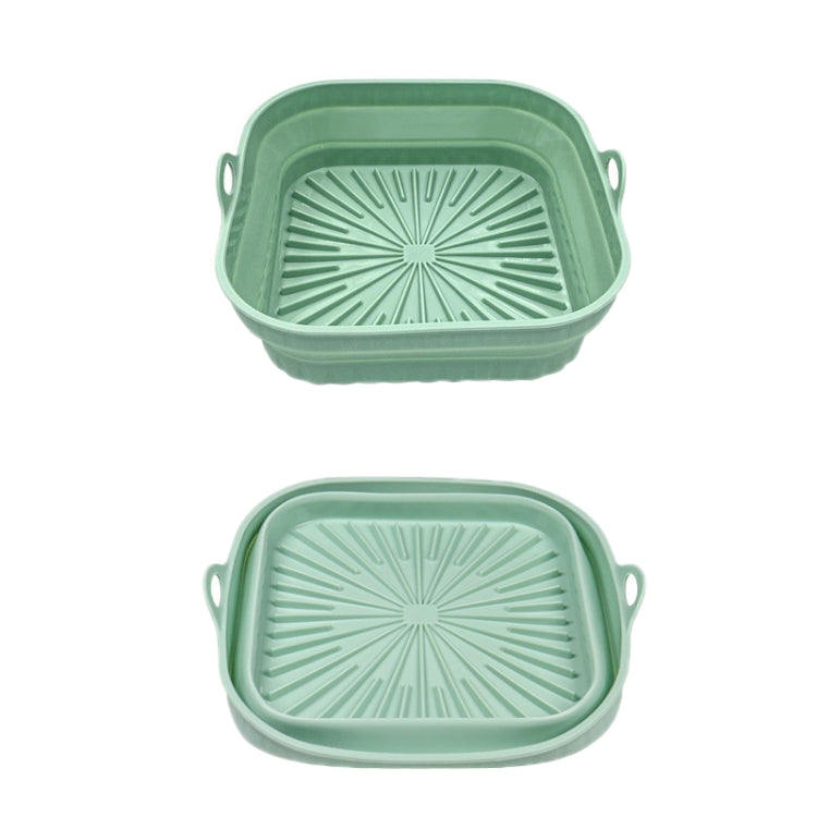 Air Fryer Grill Mat High Temperature Resistant Silicone Baking Tray, Specification: Round Inner Red, Round Black, Round Gray, Round Green, Round Pink, Round Blue, Round Orange, Square Black, Square Gray, Square Green, Square Pink, Square Blue����������...