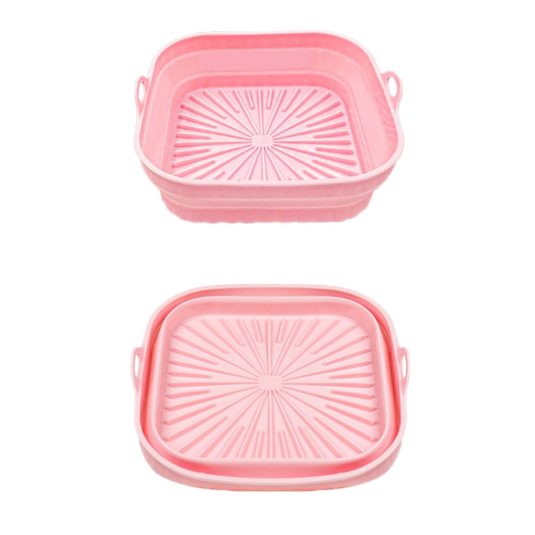 Air Fryer Grill Mat High Temperature Resistant Silicone Baking Tray, Specification: Round Inner Red, Round Black, Round Gray, Round Green, Round Pink, Round Blue, Round Orange, Square Black, Square Gray, Square Green, Square Pink, Square Blue����������...