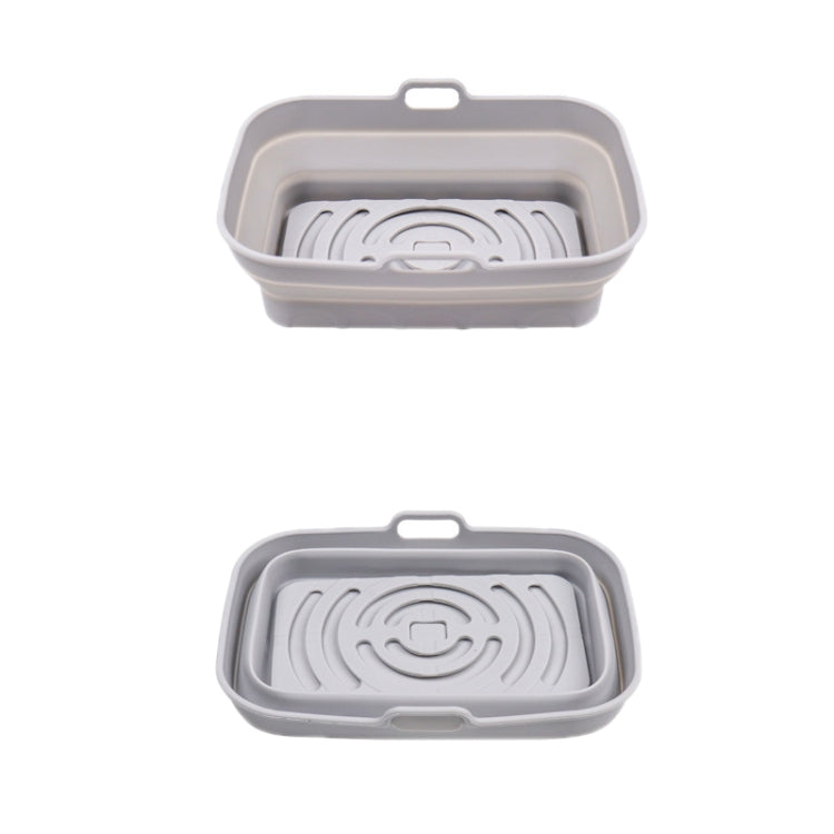 Air Fryer Grill Mat High Temperature Resistant Silicone Baking Tray, Specification: Round Inner Red, Round Black, Round Gray, Round Green, Round Pink, Round Blue, Round Orange, Square Black, Square Gray, Square Green, Square Pink, Square Blue����������...