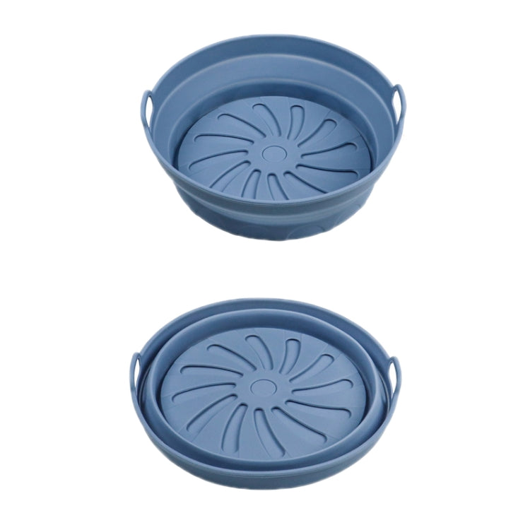 Air Fryer Grill Mat High Temperature Resistant Silicone Baking Tray, Specification: Round Inner Red, Round Black, Round Gray, Round Green, Round Pink, Round Blue, Round Orange, Square Black, Square Gray, Square Green, Square Pink, Square Blue����������...