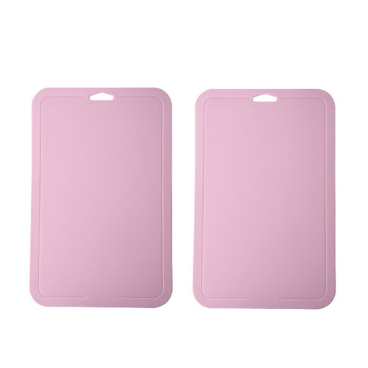 2pcs Baby Auxiliary Cutting Board Fruit and Vegetable Cutting Plastic Board, 2pcs Pink, 2pcs Blue, 2pcs Green