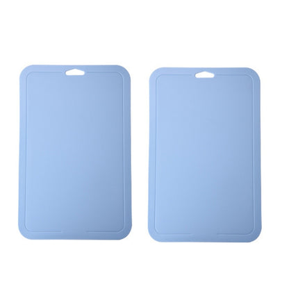2pcs Baby Auxiliary Cutting Board Fruit and Vegetable Cutting Plastic Board, 2pcs Pink, 2pcs Blue, 2pcs Green