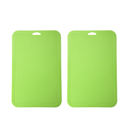 2pcs Baby Auxiliary Cutting Board Fruit and Vegetable Cutting Plastic Board, 2pcs Pink, 2pcs Blue, 2pcs Green