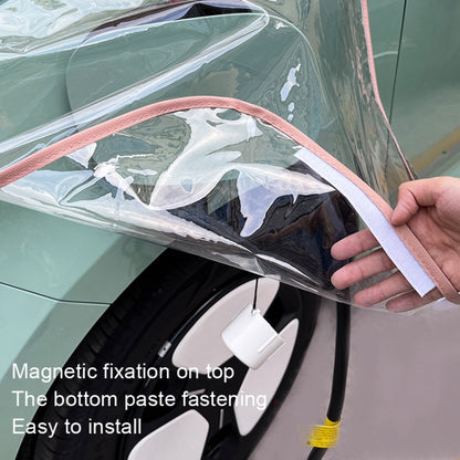 Electric Vehicle Charging Port Magnetic Transparent Rain Cover, Rain Cover Transparent Green, Rain Cover Yellow, Rain Cover Blue, Rain Cover Pink, Rain Cover White, Rain Cover Black