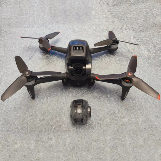 طائرة بدون طيار DJI FPV Crossing مستعملة بدون صندوق، بدون بطارية ومجداف، طائرة بدون طيار مستعملة