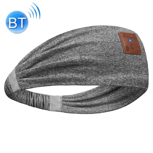 Bluetooth Headband Headphones Sleep Mask for Side Sleeper Workout Running, Sleep Mask Hemp Gray