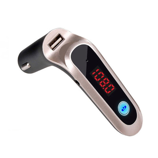 S7 Smart Digital Display Music Player Calling Car Charger, S7 Gold, S7 Black, S7 Silver
