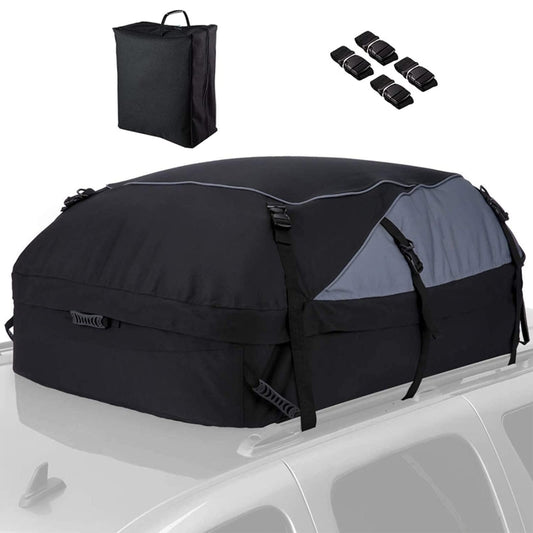 600D Oxford Cloth Car Luggage Bag Outdoor SUV Foldable Roof Bag, S: 105 × 90 × 45cm, M: 130 × 100 × 45cm, L: 160 x 110 x 45cm