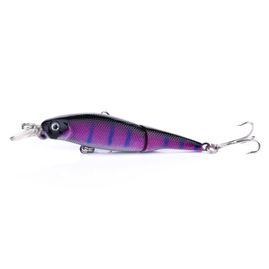HENGJIA JM010 9cm 7g 2 Sections Bionic Bait With Beads Diving Mino Fake Bait