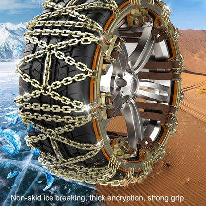 Car Tire Truck SUV Snow Winter Emergency Anti-Skid Chain, Style:, Field Type (Small), Field Type (Large), 4 Chains (Small), 4 Chains (Large), Double Head Rice Type (Small), Double Head Rice Type (Large), Double Head Fields Type (Small)�����������������...