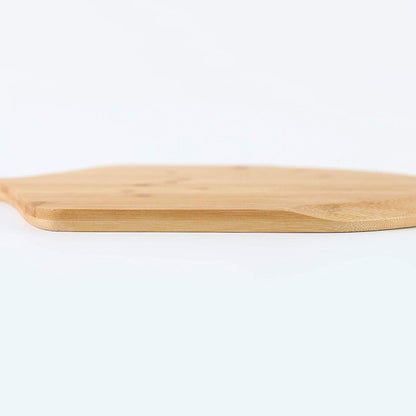 Bamboo Pizza Paddle Cheese Steak Baking Serving Tray Cutting Chopping Board, 38.5x29.5x1cm