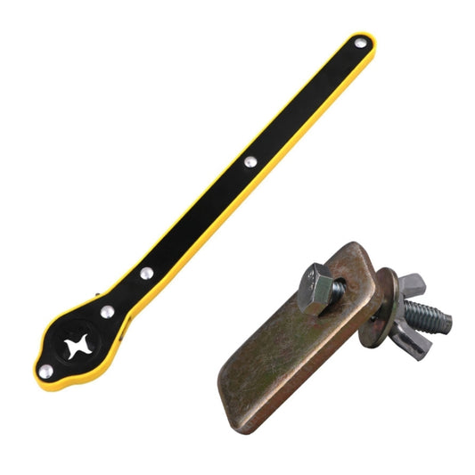 Car Tire Change Jack Multifunctional Labor-saving Wrench, Shake Handle With Conversion Head