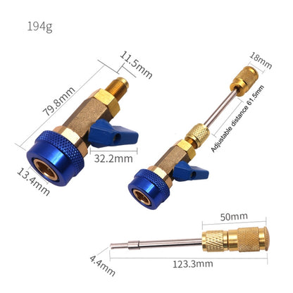 Automobile Air Conditioning Pipe Valve Core Disassembly Tool, High Pressure, Low Pressure