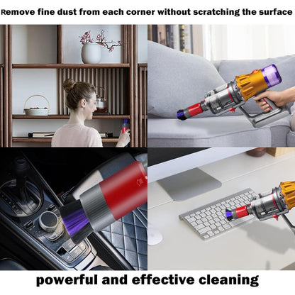 For Dyson Vacuum Cleaner V7 V8 V10 V11 V15 Non-marking Soft Bristle Dusting Brush