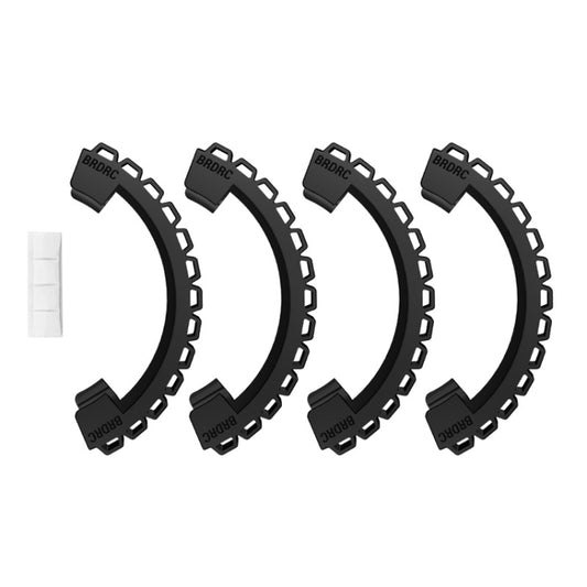 لـ DJI Avata BRDRC-9604، 4 قطع من واقي TPU لمروحة الطائرة بدون طيار، غطاء حلقي مضاد للتصادم، لـ DJI Avata (أسود)، لـ DJI Avata (أخضر)، لـ DJI Avata (برتقالي)