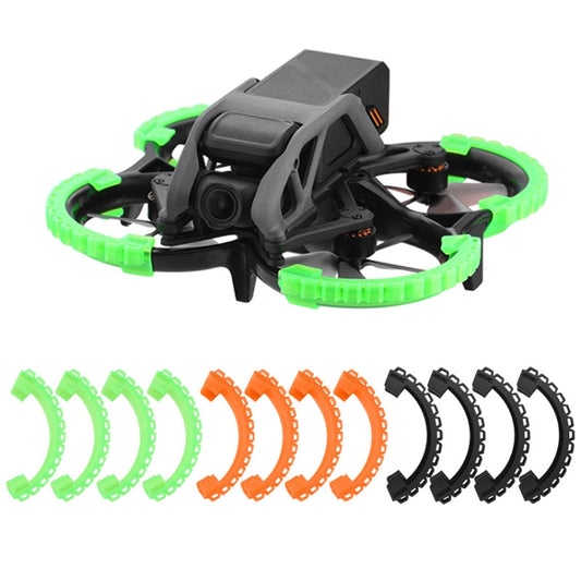 لـ DJI Avata BRDRC-9604، 4 قطع من واقي TPU لمروحة الطائرة بدون طيار، غطاء حلقي مضاد للتصادم، لـ DJI Avata (أسود)، لـ DJI Avata (أخضر)، لـ DJI Avata (برتقالي)